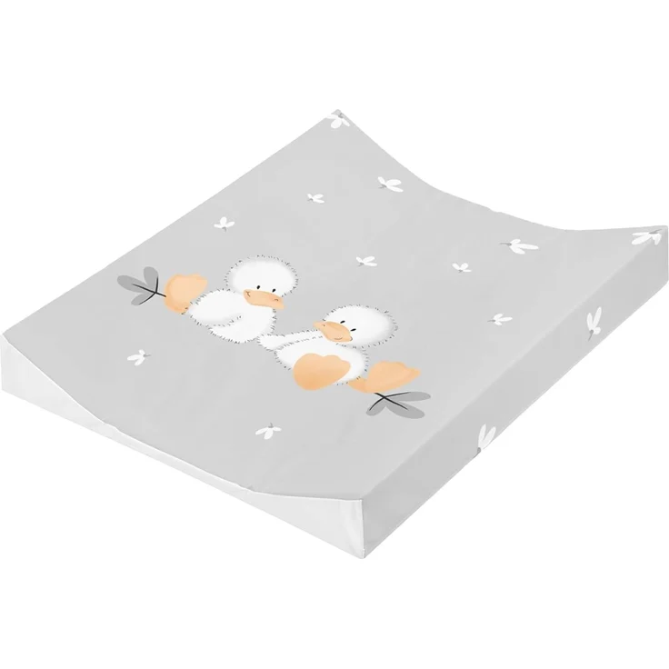 Julius Zöllner® 2-Keil Wickelauflage 50x65 cm - weiche Wickelunterlage - Baby Wickeltischauflage - Folie, wasserdicht & abwischbar - Made in Germany - OEKO-TEX Standard 100 - Quack – Bild 1