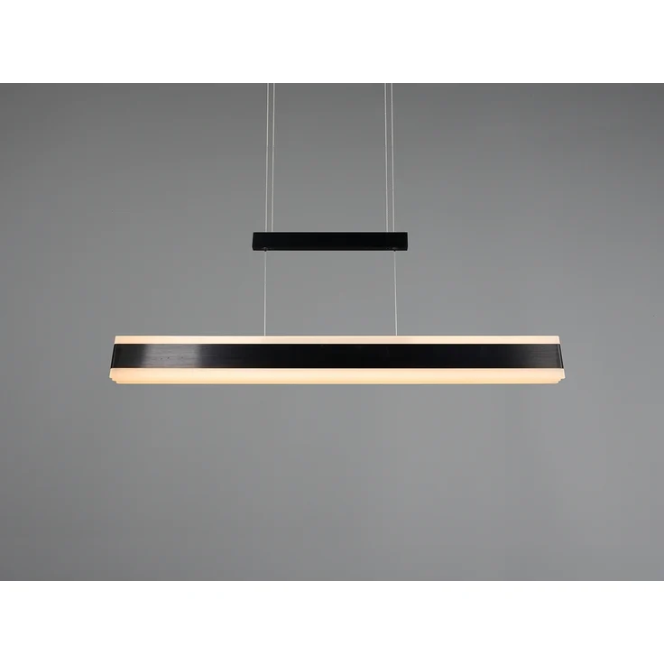 LED Pendelleuchte ARCOLA ausziehbar höhenverstellbar Schwarz, max. Breite 152cm – Bild 5