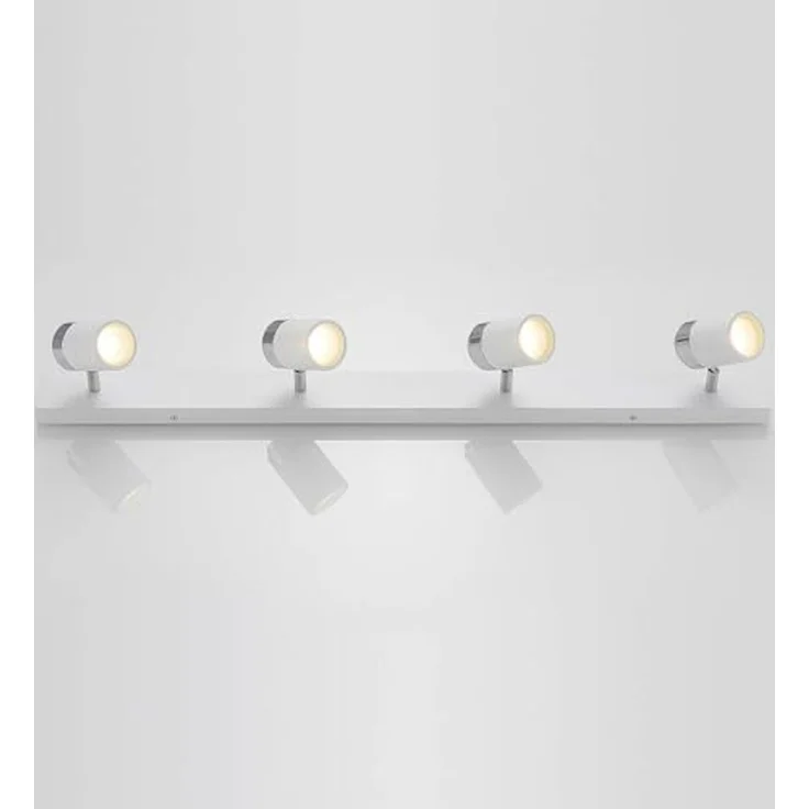 Lindby Deckenstrahler Kardo, Metall, Weiß IP44, 4 x 35 W – Bild 5