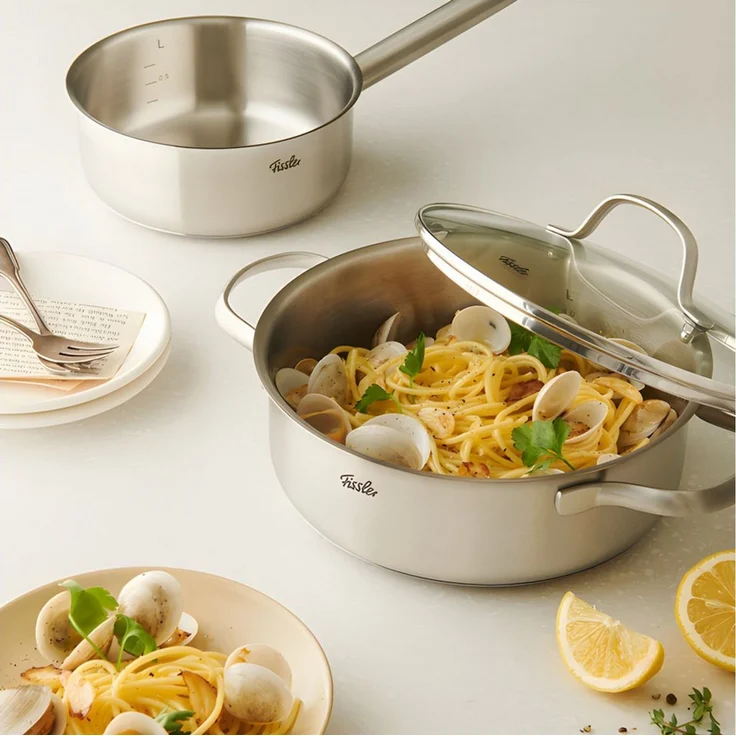 Fissler Kochtopf San Francisco mit Glasdeckel, Edelstahl 18/10, 24 cm, 040-113-24-000 – Bild 4
