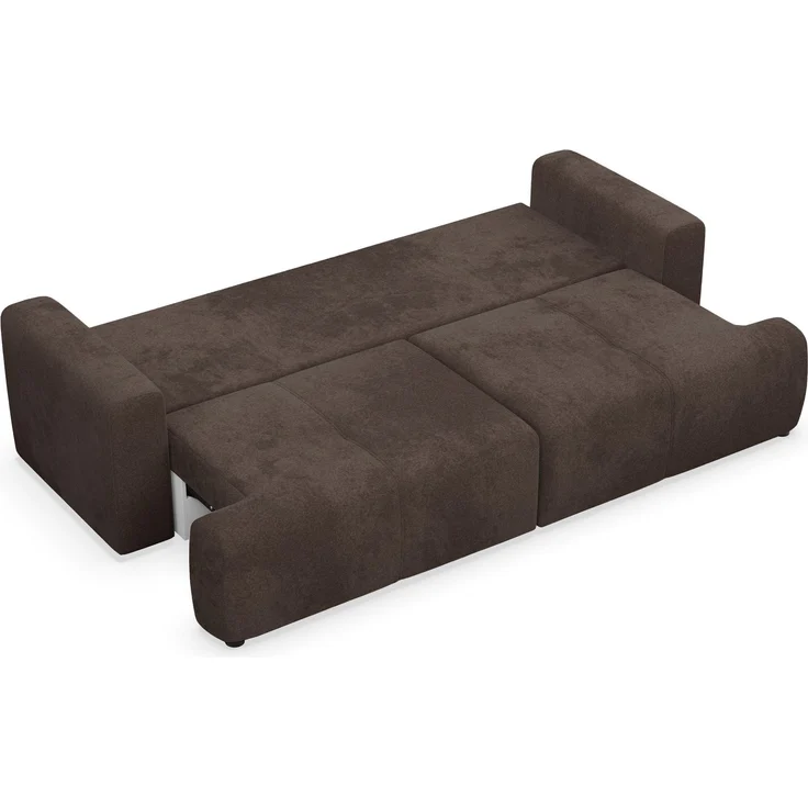 Selsey 'Cobbly' Schlafsofa mit Schlaffunktion, mit Bettkasten, 3-Sitzer, Chenille Mystery Braun, 244 cm – Bild 3