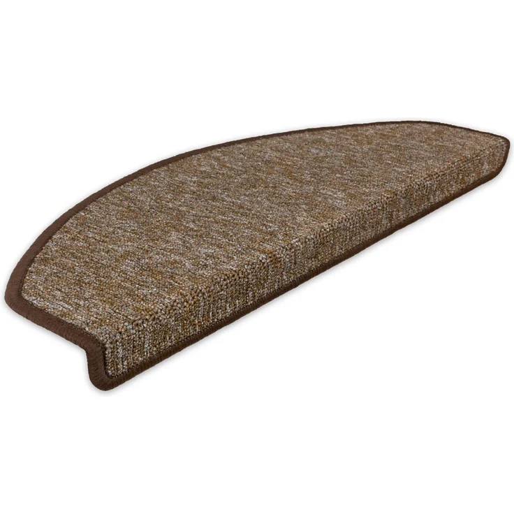 Metzker® Stufenmatte Stufenmatten Rambo New Halbrund Einzeln und SparSet´s, halbrund, Höhe: 5 mm, 15 Stück im Set - Braun – Bild 1
