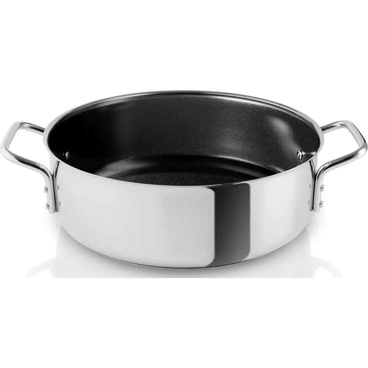 Eva Solo Sauteuse, Stieltopf, Topf, Kochtopf, Kasserolle, Kochgeschirr, Edelstahl/Keramikbeschichtung, Ø 24 cm, 4 L, 212440