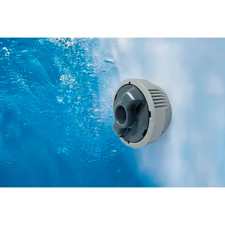 Bestway LAY-Z-SPA® Hollywood AirJet™ LED-Whirlpool für 6 Personen, 180 x 180 x 66 cm, Marmor-Optik (Marquinia), 778 l Wasserkapazität, automatisches Heizen bis 40 °C – Bild 7