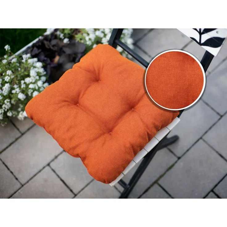sunnypillow Stuhlkissen 4er Set Stuhlkissen 45x45 cm Bequeme 8cm, Polsterauflage Auflage für Stühle / Bänke – Bild 4