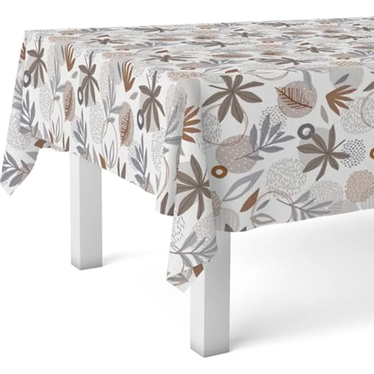 Martina Home Wachstuch-Tischdecke Sella, grau, 260 x 140 cm – Bild 1