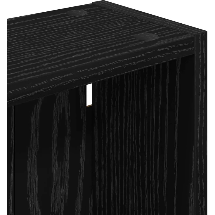 vidaXL Badezimmer-Wandschrank mit Regal Schwarze Eiche 30 x 14 x 70 cm 889328 – Bild 7