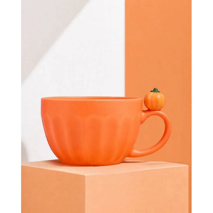 Starbucks Frühstücks-Geschirrset Starbucks Mug Autumn Pumpkin Peek 12oz 355ml – Bild 1