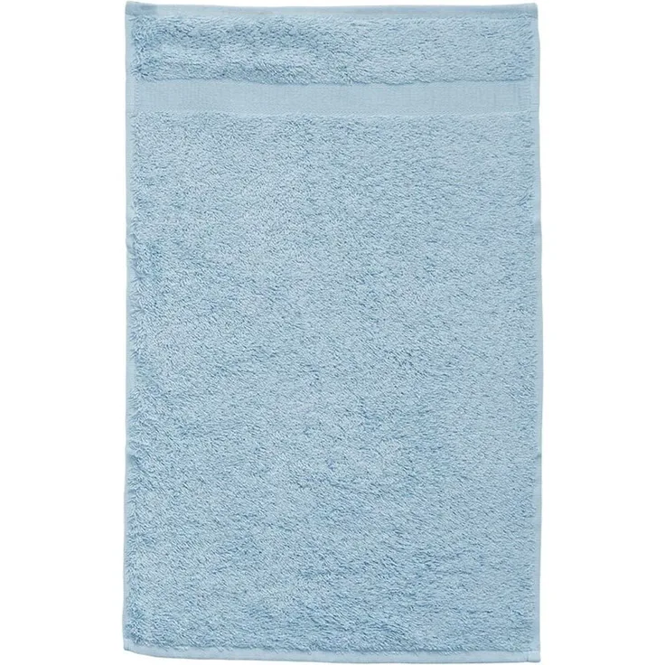 Cotonea Bio-Baumwolle Handtücher | Gästetuch 30x50 cm | hellblau