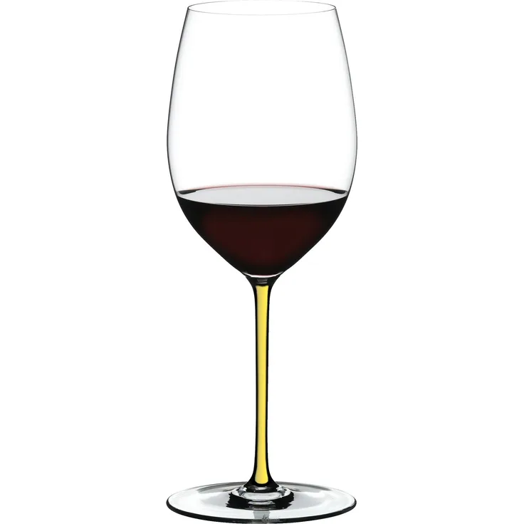 RIEDEL 4900/0Y FATTO A MANO Cabernet / Merlot Weinglas - Stiel GELB
