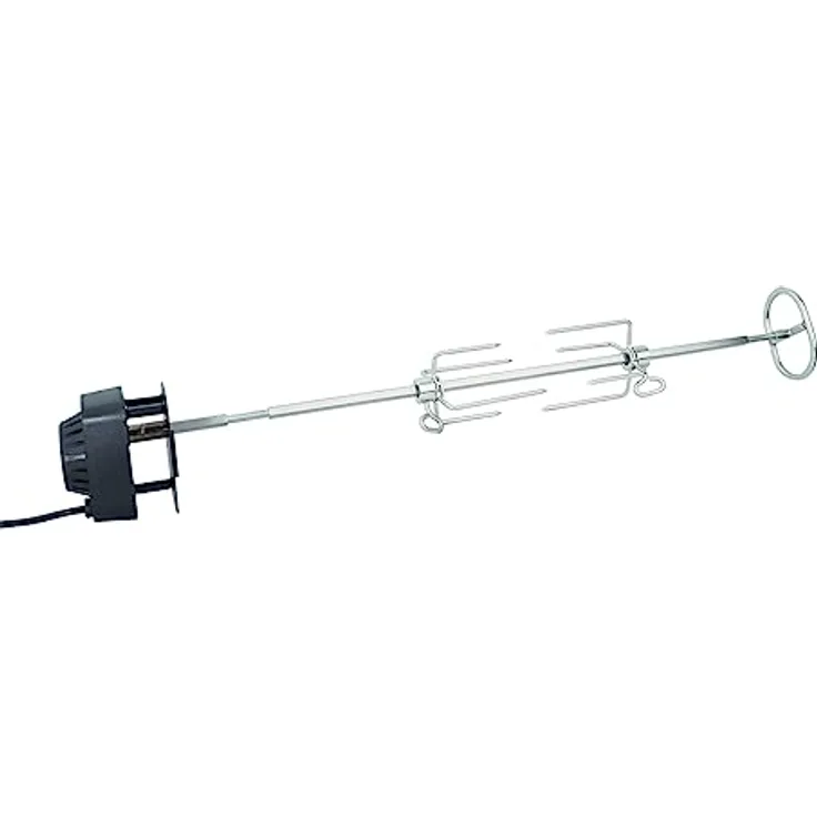 SANTOS Magnetischer Drehspieß für SANTOS S-301, S-318 & Burnhard EARL, elektrische Rotisserie mit Edelstahlspieß und Magnethalterung
