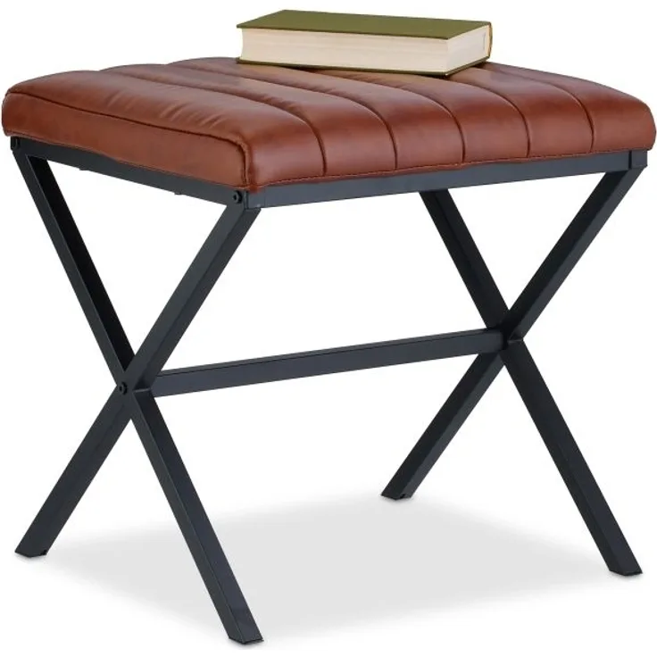 Sitzhocker mit Kunstlederbezug 10049957