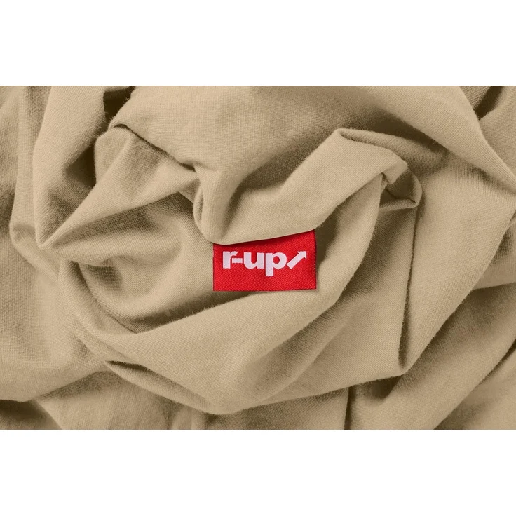 r-up Spannbettlaken Passt 90x200 bis 200x220cm erhältlich! 130 g/m², Baumwolle, Gummizug: fest eingenähtes dauerelastisches Rundumgummi, (1 Stück), (90x200-100x200, 15-35cm Matratzenhöhe, sand) – Bild 1