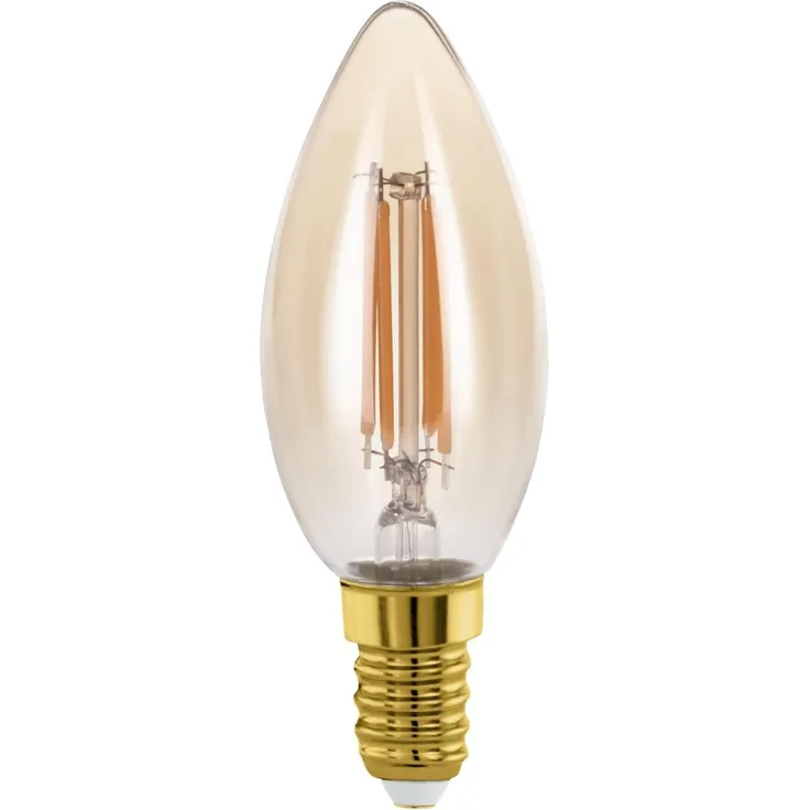 Eglo 110058 LED Filament Leuchtmittel E14 L:9. 8cm Ø:3. 5cm 2200K amber