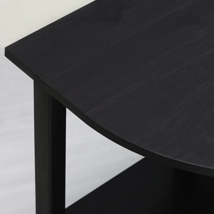 Furinno JAYA Schlichtes Design Eck-TV-Ständer, Espresso – Bild 8