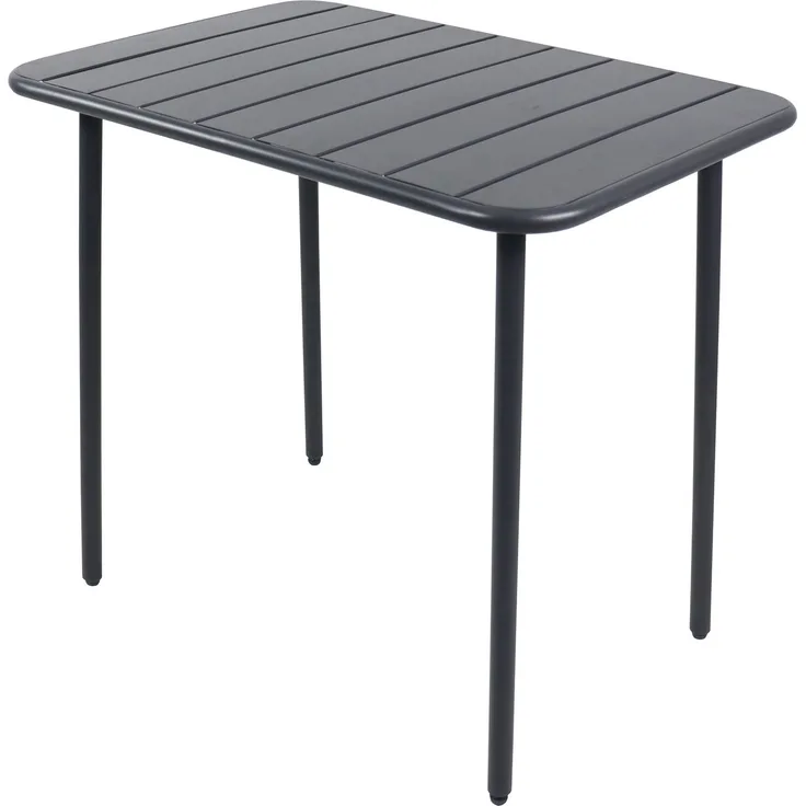 VCM Gartentisch Sumila 920271 Schwarz H. 72 x B. 80 x T. 55 cm