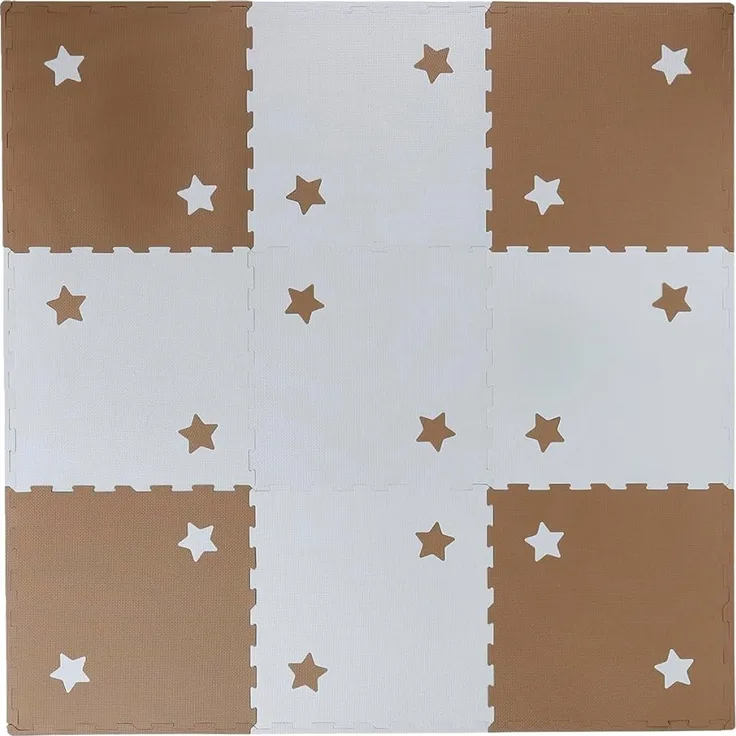 Krabbeldecke Große Kinderzimmer Puzzle-Spielmatte, 9 Teile, vertbaudet