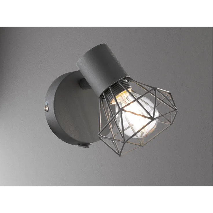 Fischer & Honsel 32470 Wandleuchte Ran chrom grau 1-flammig
