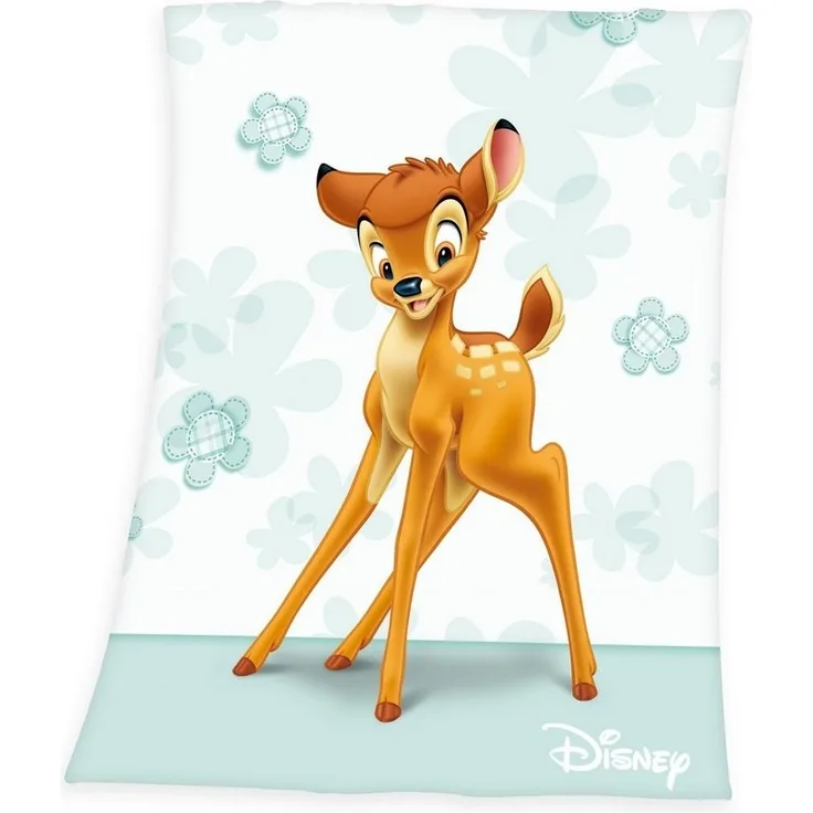 Herding 'Disney Bambi' Microfaser Flauschdecke 75x100 cm