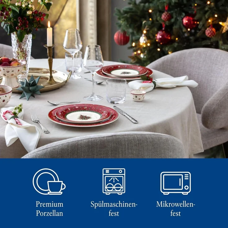 Villeroy & Boch Toy's Delight Speiseteller ø 26,8 cm Rot 6er Set – Bild 3