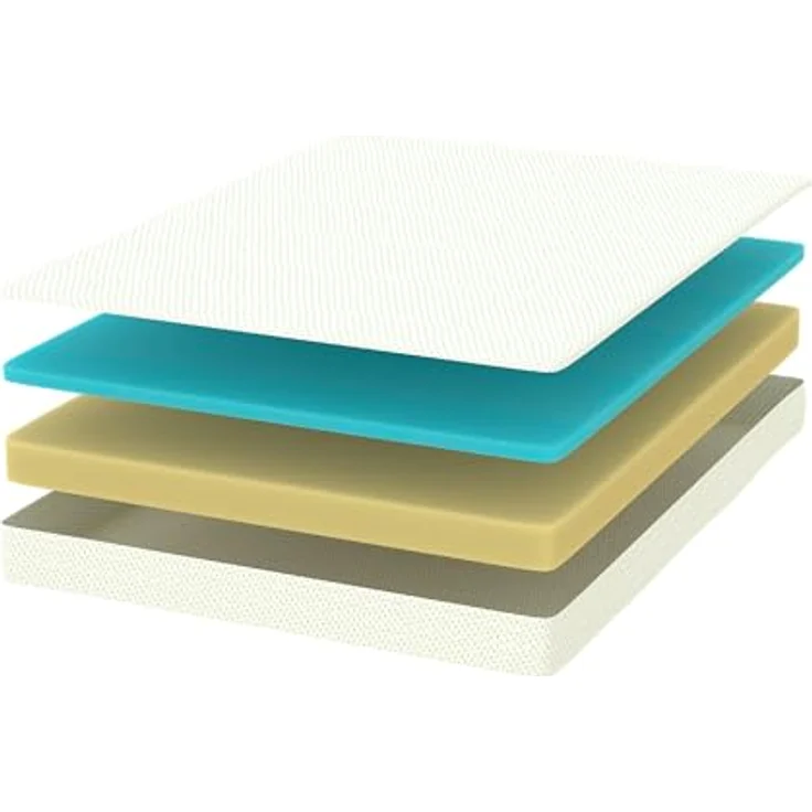 Zinus kühlende Gel Matratze 140 x 200 cm -15cm hoch - 4 Zonen Kaltschaummatratze-Härtegrad H3 - Rollmatratze - Memory-Schaum für ergonomischen Schlaf - Oeko-TEX Zertifiziert – Bild 8