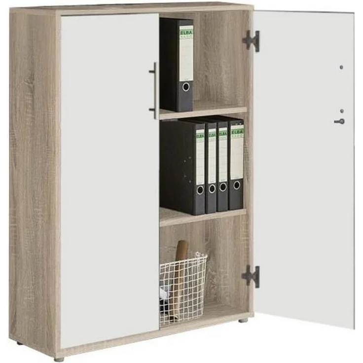 BMG Möbel Aktenschrank Office Edition (ideal für Aktenordner) 3 OH, abschließbar, Hochglanz lackiert oder matt – Bild 2