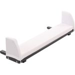 babybay Verlängerungsseite schiefergrau lackiert inkl. Matratzenergänzung weiß passend für Modell Boxspring XXL