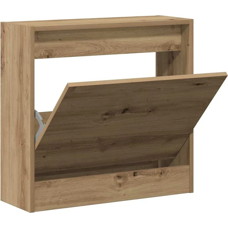 vidaXL Schuhschrank Artisan-Eiche 60 x 21 x 57 cm Holzwerkstoff 869100 – Bild 4