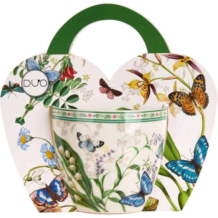 DUO Becher FLOWER DREAM, 460 ml, in Tragetasche (paper sleeve), New Bone China Porzellan – Bild 2