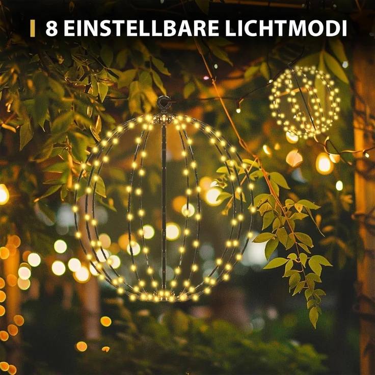 SALCAR LED Weihnachtsbeleuchtung Außen, 30cm – Bild 3