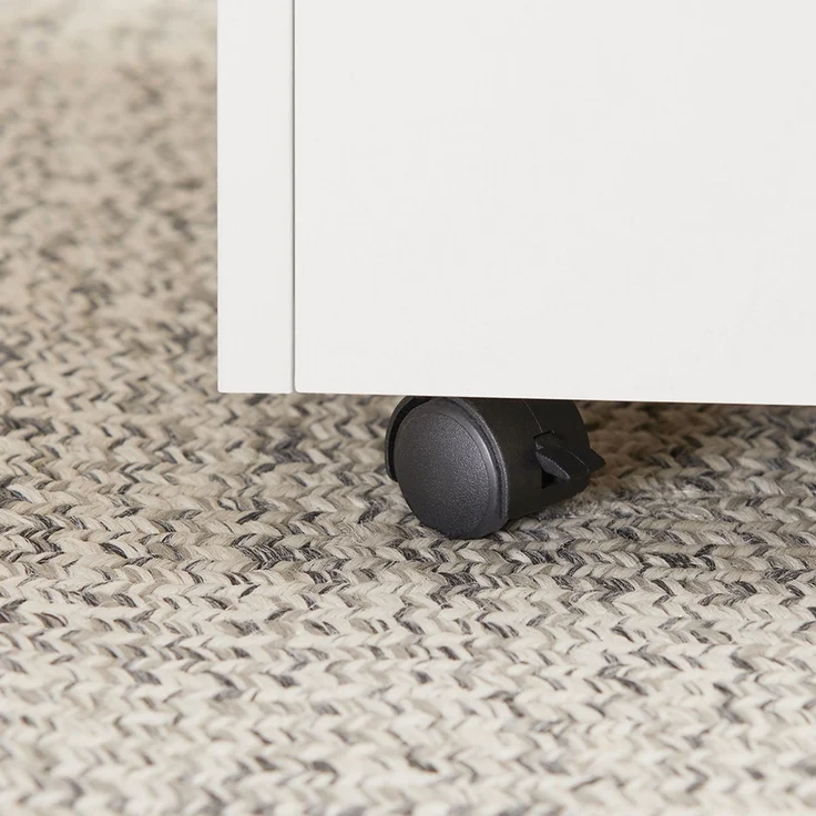 SoBuy FBT121-W Schubladenschrank Büro, Spanplatte, Melamin, Weiß, 40 x 54 x 40 cm – Bild 5