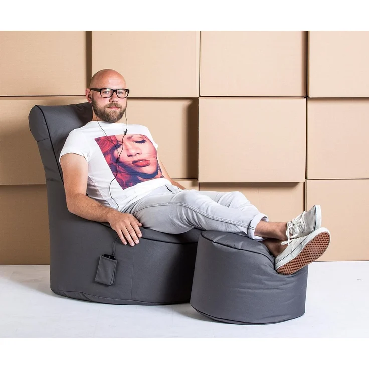 SITTING POINT only by MAGMA Sitzsack Scuba Swing anthrazit – Bild 2