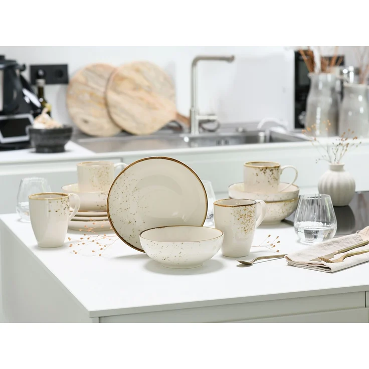 Nature Collection Creme, Kaffeeservice 12-tlg (mo) – Bild 2