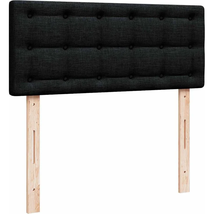 vidaXL Ottoman-Bett mit Matratze Schwarz 120x200 cm Stoff 3311617 – Bild 7