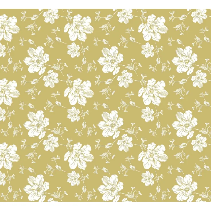 d-c-fix Tischdecke Noblessa yellow Blossom Ø 140 cm