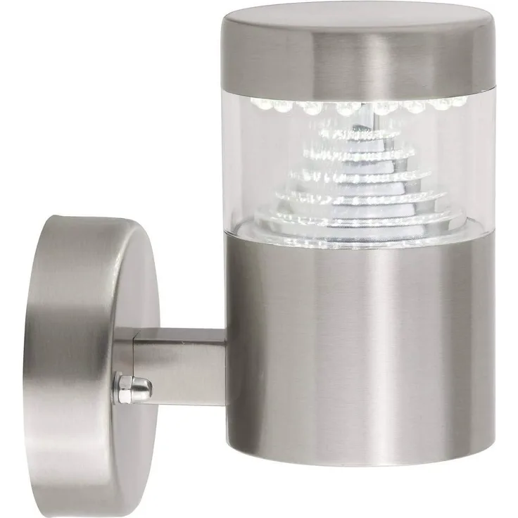 Brilliant Leuchten No. G43481-82 LED Außenwandleuchte Avon stehend IP44 edelstahl