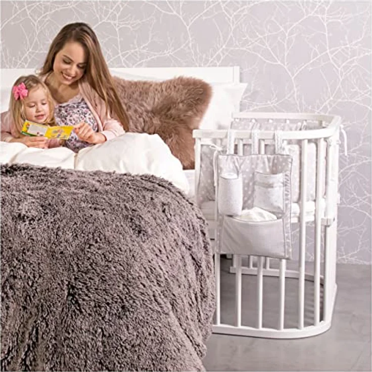 Babybay 'Utensilo' Betttasche grau – Bild 4