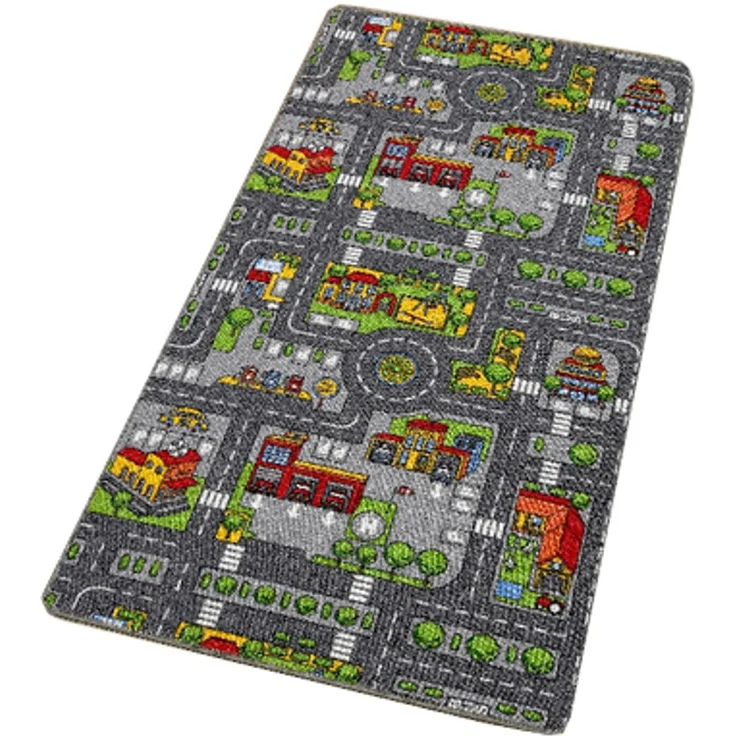 Spielteppich City 165x100 cm