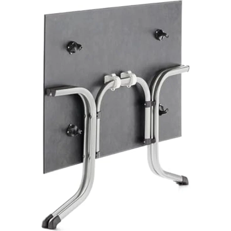Klapptisch >Boulevard< in Schiefer anthrazit, Polytec® - 120x73x80cm (BxHxT) – Bild 3