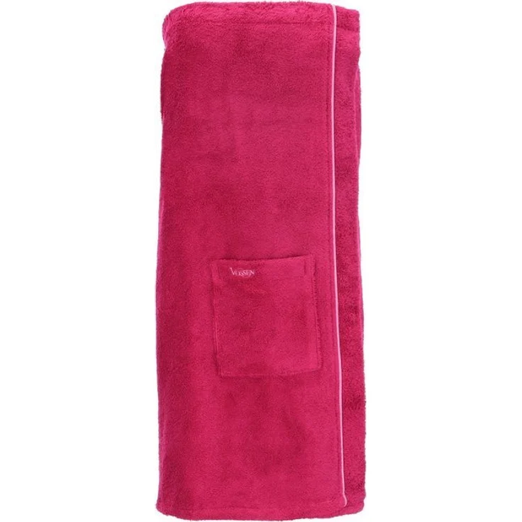 Vossen Kilt Livina, ideal für Sauna & Spa, Midilänge, Wirkfrottier, Klettverschluss – Bild 2