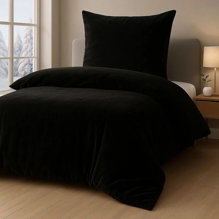 Malika Bettwäsche 155x220 + 80x80 cm Cashmere Touch Bettwäsche, atmungsaktiv, Mikrofaser, 2 teilig, Für Allergiker geeignet, pflegeleicht, angenehm weicher Stoff – Bild 1