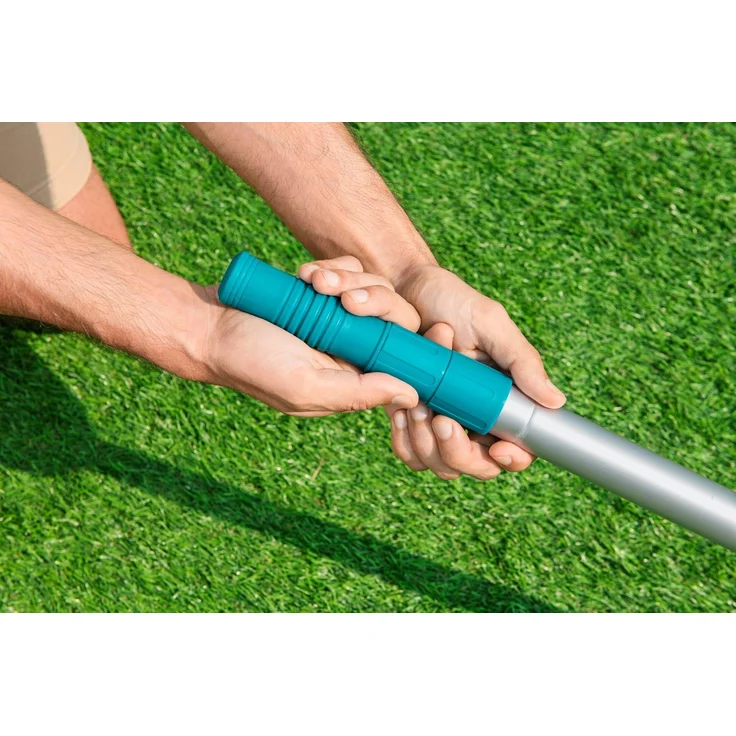 Bestway | Teleskopstiel mit Poolkescher AquaScoop | 360 cm | Feinmaschig für eine effiziente Oberflächenreinigung | Poolreinigung für Pool, Planschbecken & Whirlpool – Bild 6