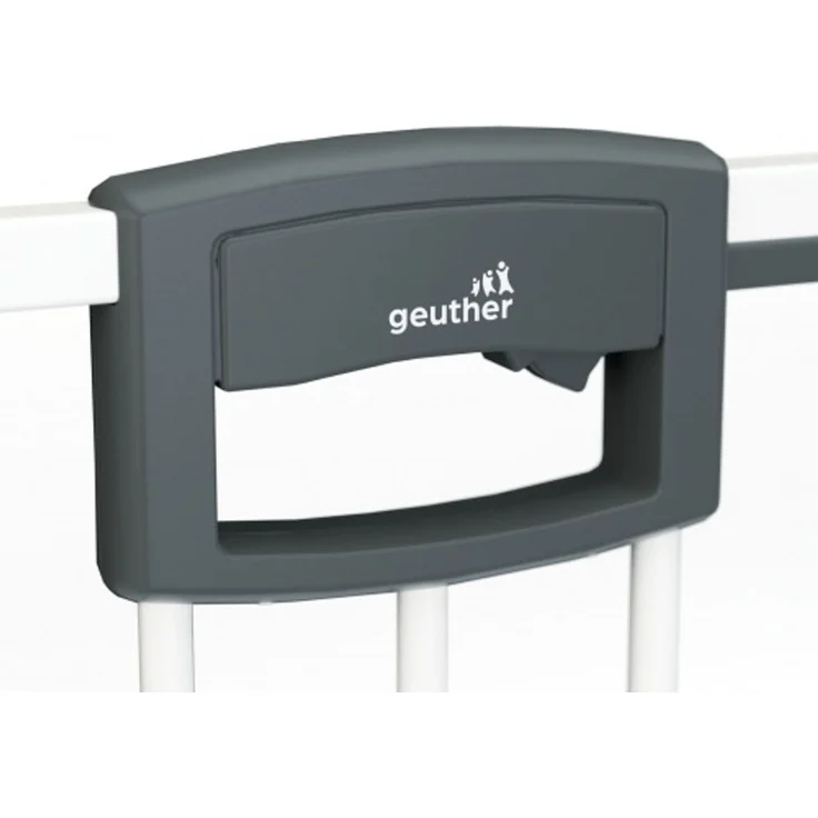 Geuther Türschutzgitter 'Easylock Plus' zum Klemmen für Öffnungen, Metall, Weiß, 144,5 cm - 152,5 cm – Bild 5