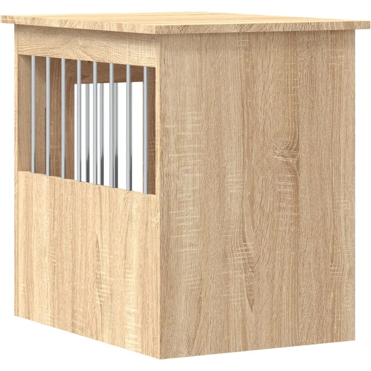 vidaXL Hundekäfig im Möbelstil Sonoma-Eiche 45x62x59 cm Holzwerkstoff 838311 – Bild 9