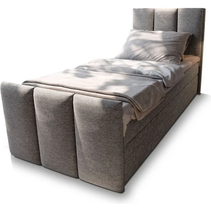 Masseno Boxbett LAGO 100x200 cm mit Bonell Matratze und Topper – Bild 4