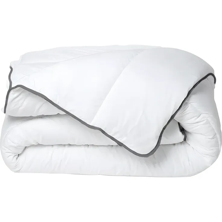 DREAMEA - BIESYA Bettdecke Stoff Weiß - B 220 cm x H x L 240 cm