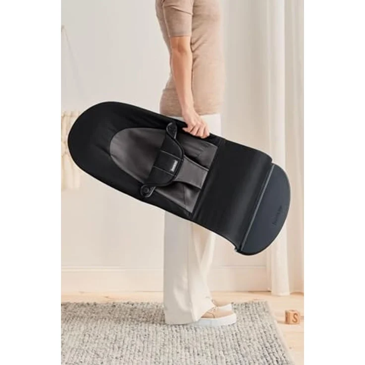 BabyBjörn Bouncer Balance Soft, gewebt, schwarz/dunkelgrau – Bild 7