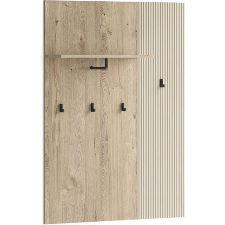Wandgarderobe Puerto Eiche/Cashmere 86x120 cm Vicco
