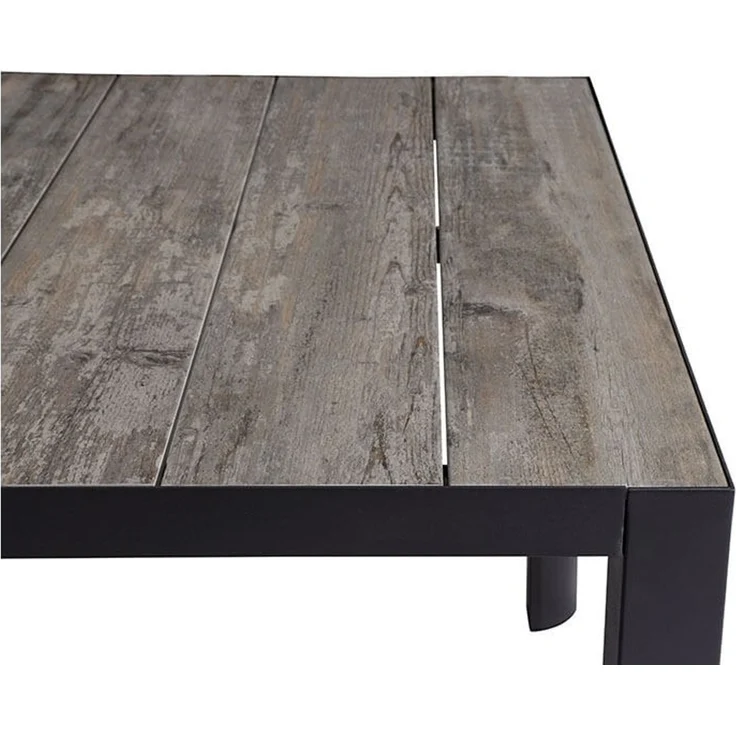Siena Garden Silva Dining Tisch 220x100 cm ? Aluminium (matt anthrazit) & Keramikplatte (washed grey – Bild 5