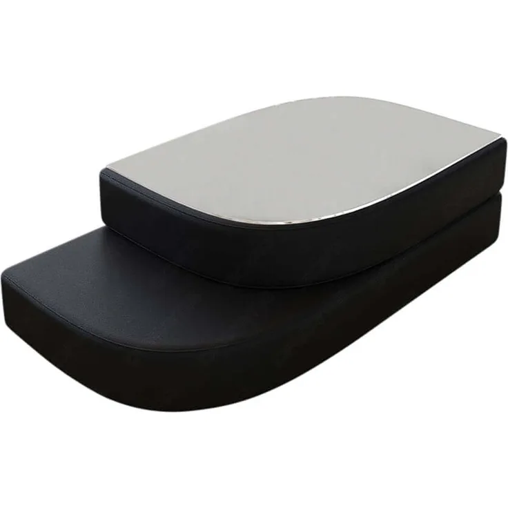 Sofa Dreams - Couchtisch Bari aus Leder – Eleganz & Stil - Kunstleder - Schwarz